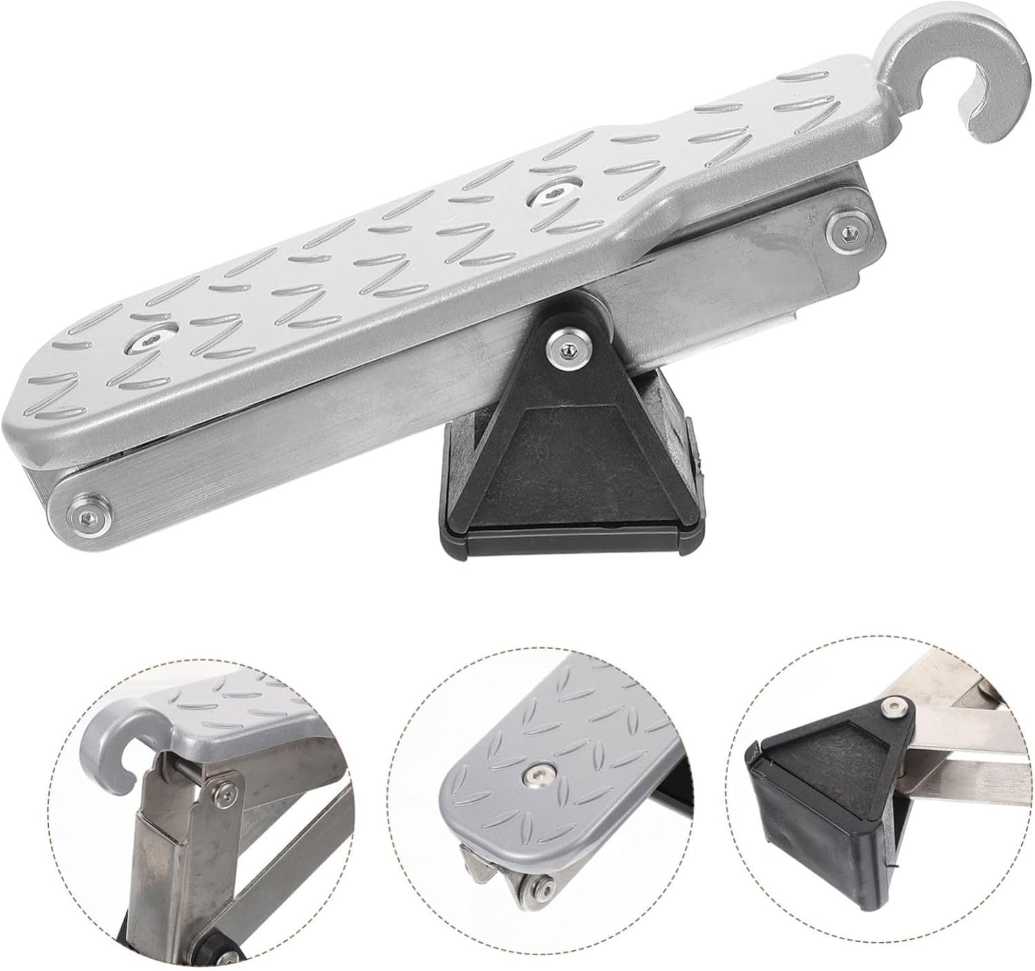 Aluminum Car Door Step for Roof Access Sturdy Bumper Steps Non-Slip Design Easy Install Vehicle Accessories