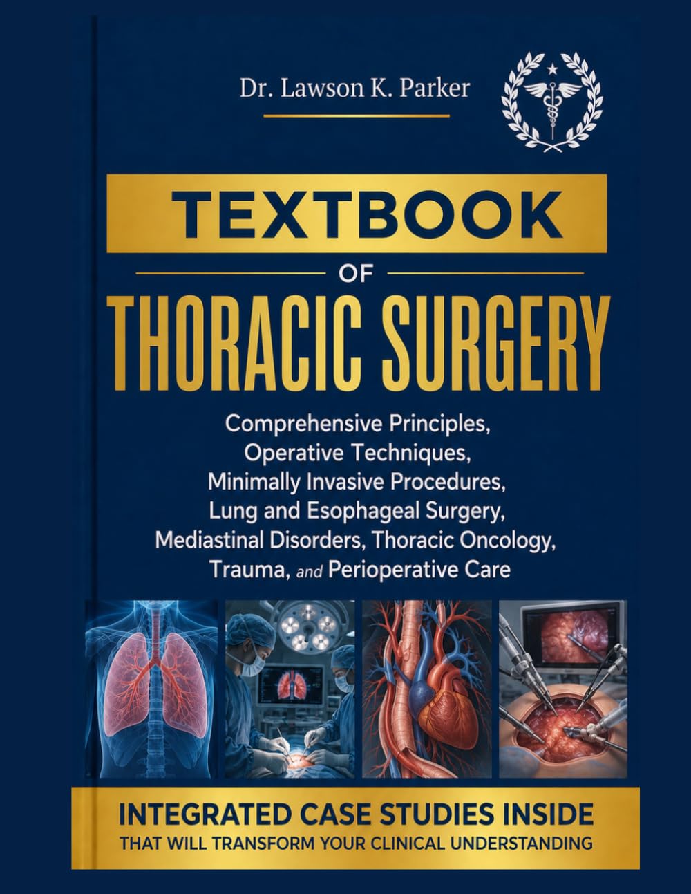 TEXTBOOK OF THORACIC SURGERY: Comprehensive Principles, Operative Techniques, Minimally Invasive Procedures, Lung and Esophageal Surgery, Mediastinal ... Oncology, Trauma, and Perioperative Care