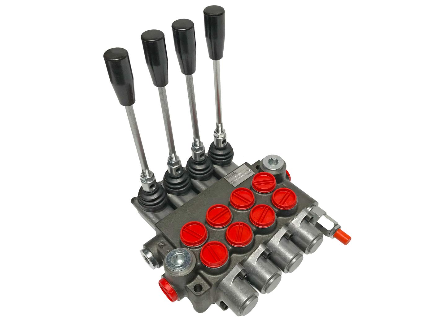Magister Hydraulic Directional Control Valve 21 GPM with 4 Spools Monoblock 4-way tandem center