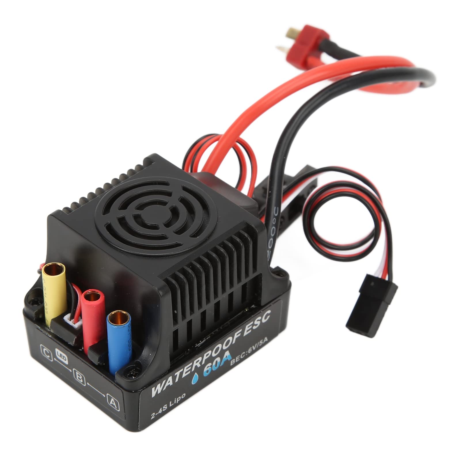 RC CAR BEZ PRZEDSTAWNIK Silnik ESC Ustaw części ulepszenia części powszechnie kompatybilne o wysokim momencie obrotowym aluminiowe obudowy dla 1/10 2S 3S Racing Czerwony Czerwony