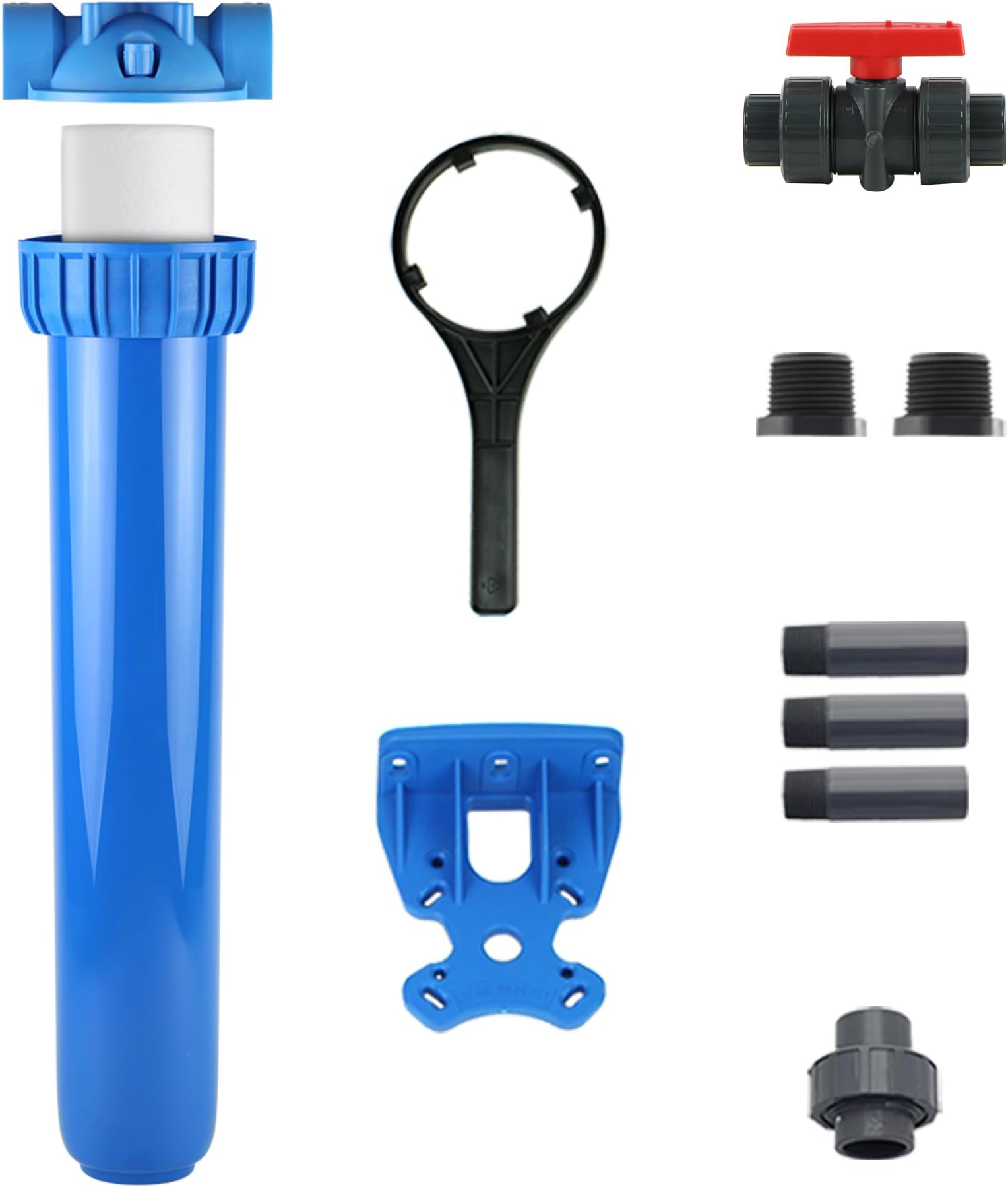 Aquasana WS-STD Whole House Filter Standard Installation Kit Water Softener, Blue