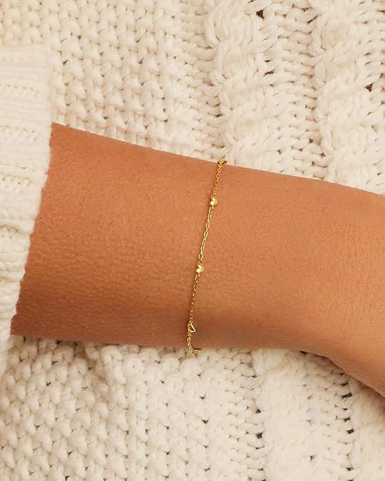gorjana - Amour Bracelet 6 1/2 to 7 - 18k Gold Plated for Women | Layering with Other Jewelry - Elegant and Romantic Design - Adjustable for Perfect Fit - Ideal for Gifting Occasions