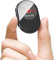 QWTYUT 128GB Portable Voice Recorder: Voice-Activated, AI Noise Reduction, Password Protection, Scheduled Recording for Meetings & Lectures
