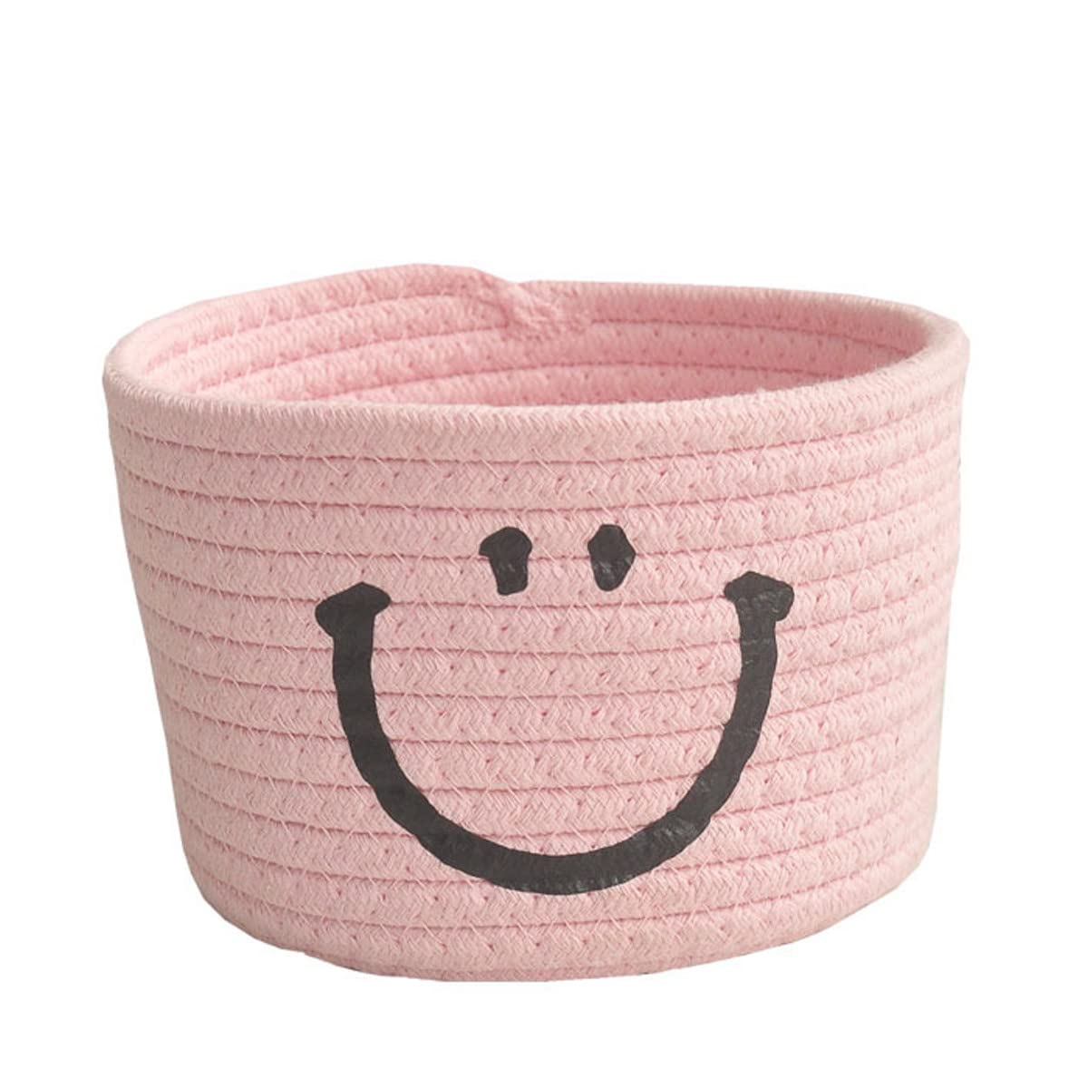 Woven Cotton Rope Kids Toy Storage Basket 5.9