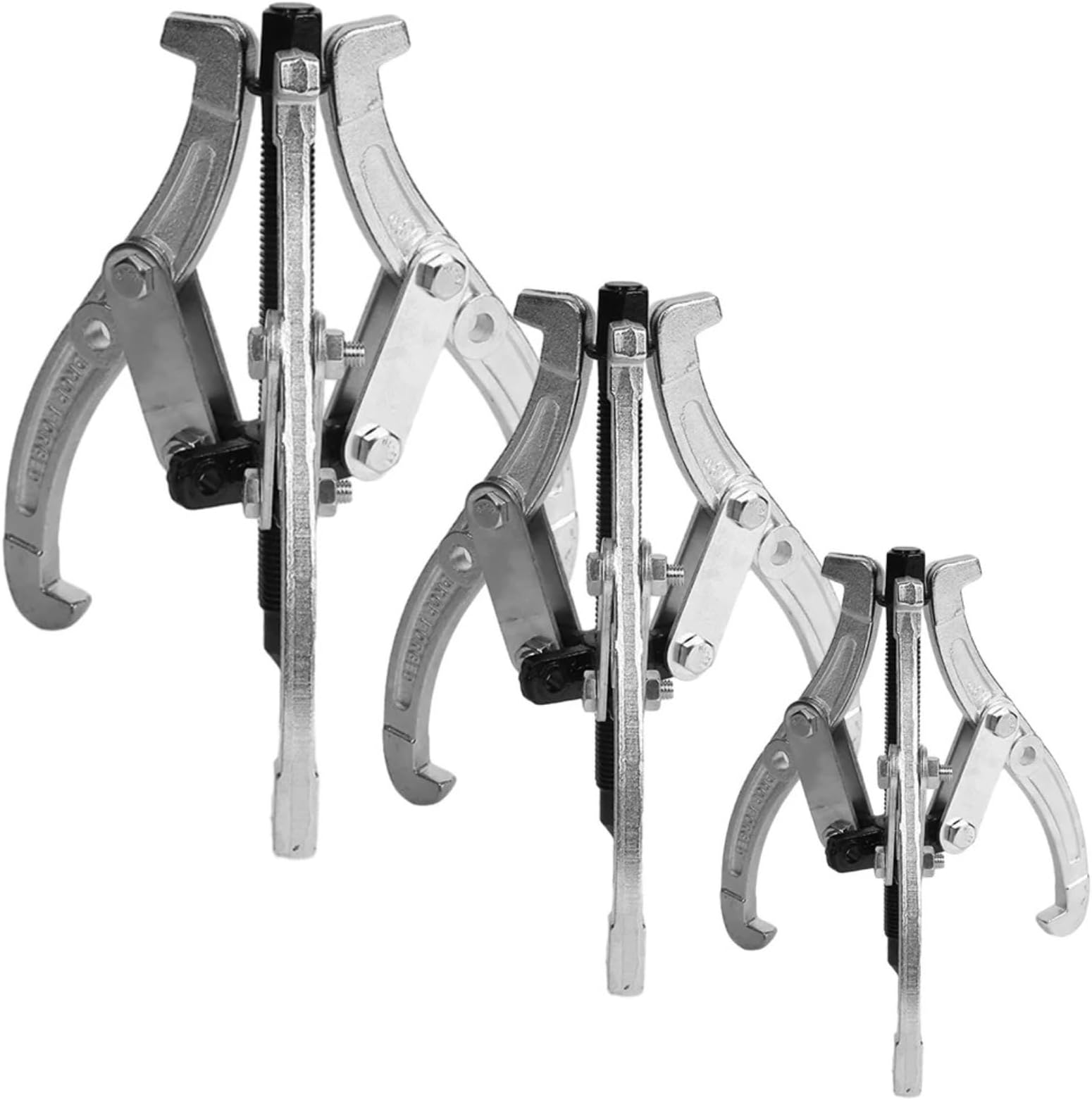 Engine magneto flywheel puller 3PCS 3 Jaws Heavy Duty Bearing Puller Remover Machine Car Repair Tool Forging Jaw Gear Puller Adjustable Clamping Flywheel removal tool
