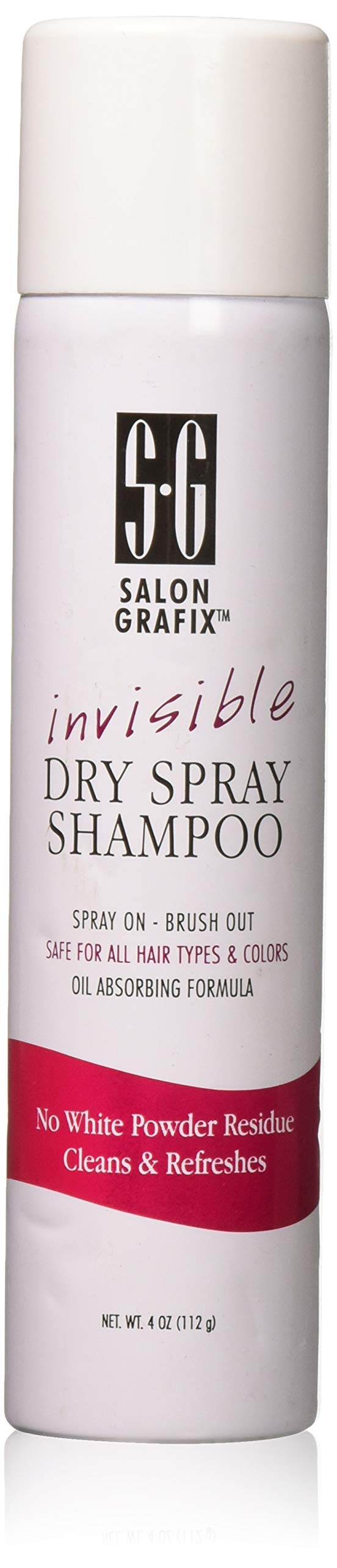 Salon GrafixInvisible Dry Spray Shampoo, 4 Ounce