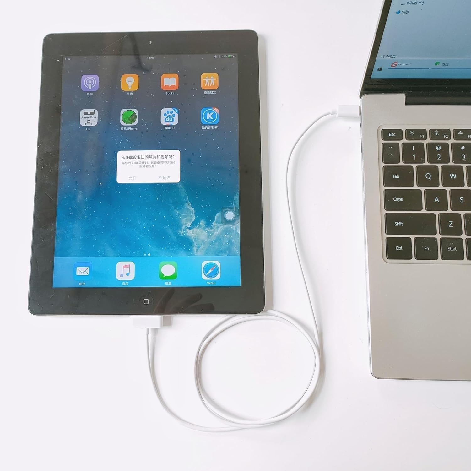 Wynrzyj Adattatore convertitore dati da 30 pin a USB C 8 pin per dispositivi come Pad 1 2 3 e Phone 4 4S