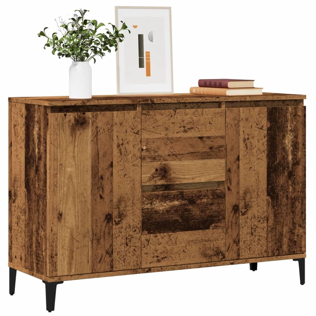Generico Credenza Legno Antico 102x35x70 cm in Legno Multistrato,Buffet e credenze