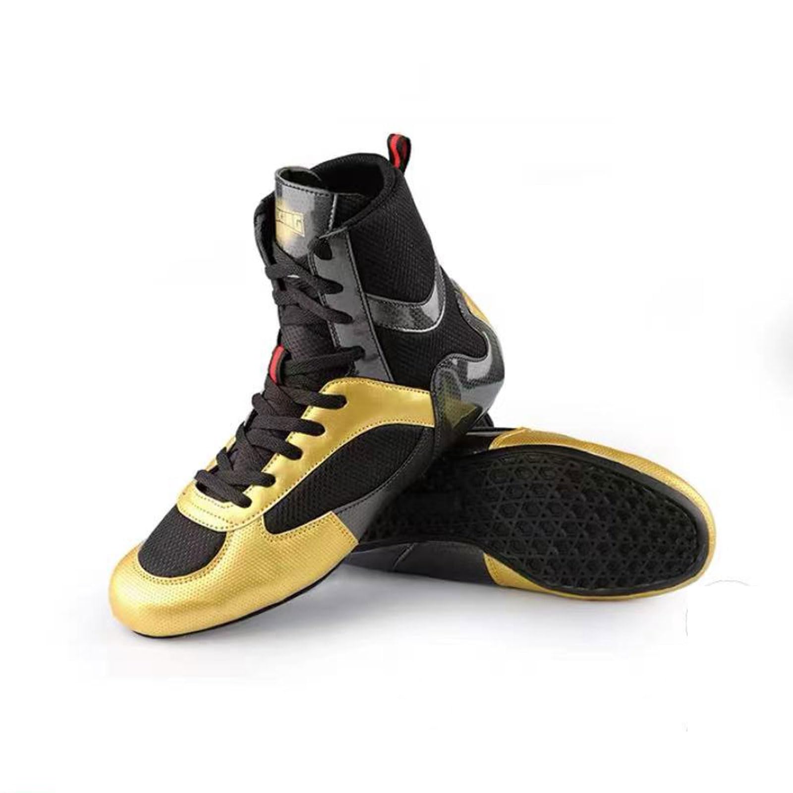 Scarpe da Boxe,Stivali da Boxe,Scarpe da Wrestling,Scarpette da Allenamento,Bodybuilding Shoes,Unisex,durevoli,Traspiranti,Comfort,Antiscivolo,Hot,per Taekwondo,Arti Marziali,box,giovanili