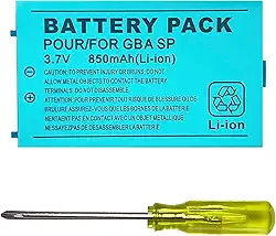Bateria GBA SP Bateria interna para Nintendo Game Boy Advance SP bateria de 850mAh