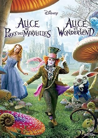 Alice Au Pays Des Merveilles Alice In Wonderland Bilingual Amazon Ca Johnny Depp Mia Wasikowska Anne Hathaway Helena Bonham Carter Crispin Glover Matt Lucas Alan Rickman Stephen Fry Michael Sheen Timothy Spall
