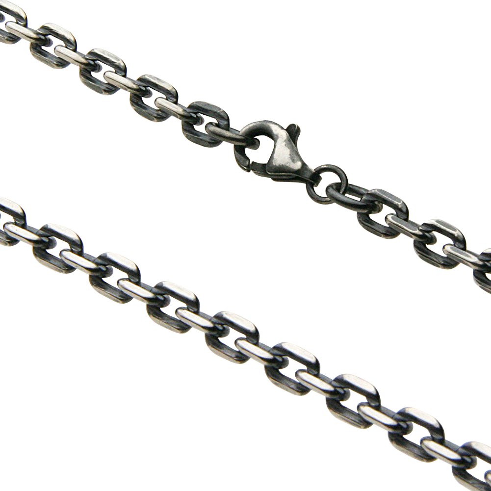 Amazon | [セノーテ] 幅4mm 4面 カット あずき シルバー