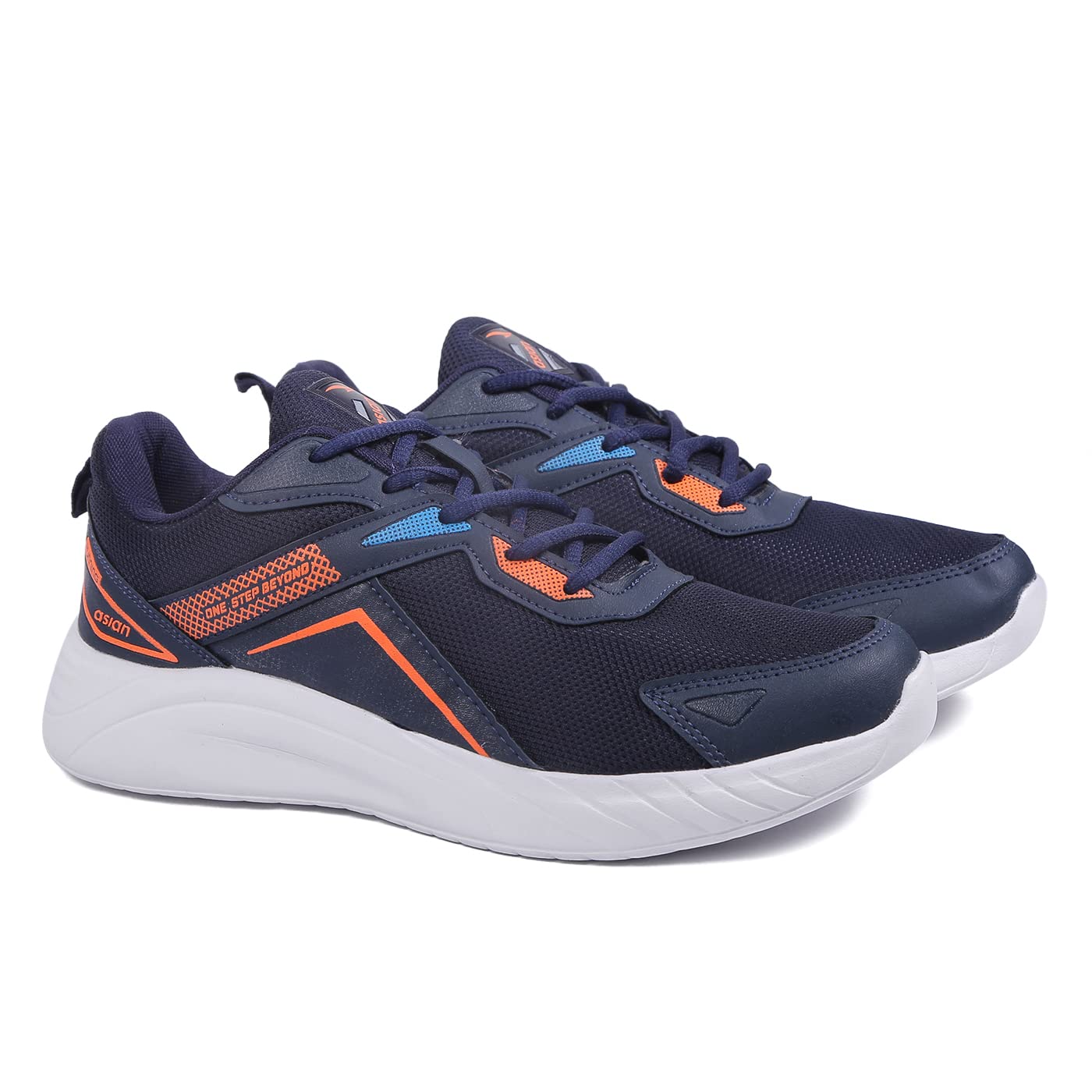 ASIAN Mens Newton-08 Sports Running Shoes Latest Stylish Casual Sneaker,Lace-up Lightweight Shoes for Running, Walking, Gym Shoes Blue (B0B5LTDWQT) Amazon Price History, Amazon Price Tracker