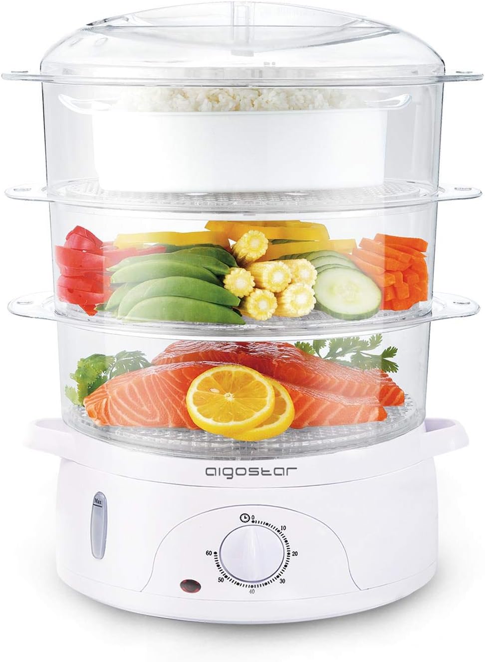 pentola elettrica per cuocere il cibo al vapore