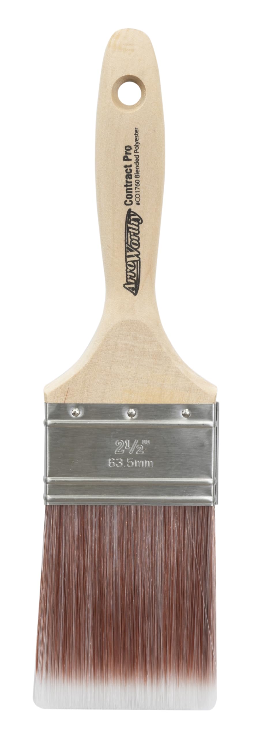Gripper Cloth Beige Arroworthy 2.5" Contract Pro Straight Paint Brush Co1760-2.5
