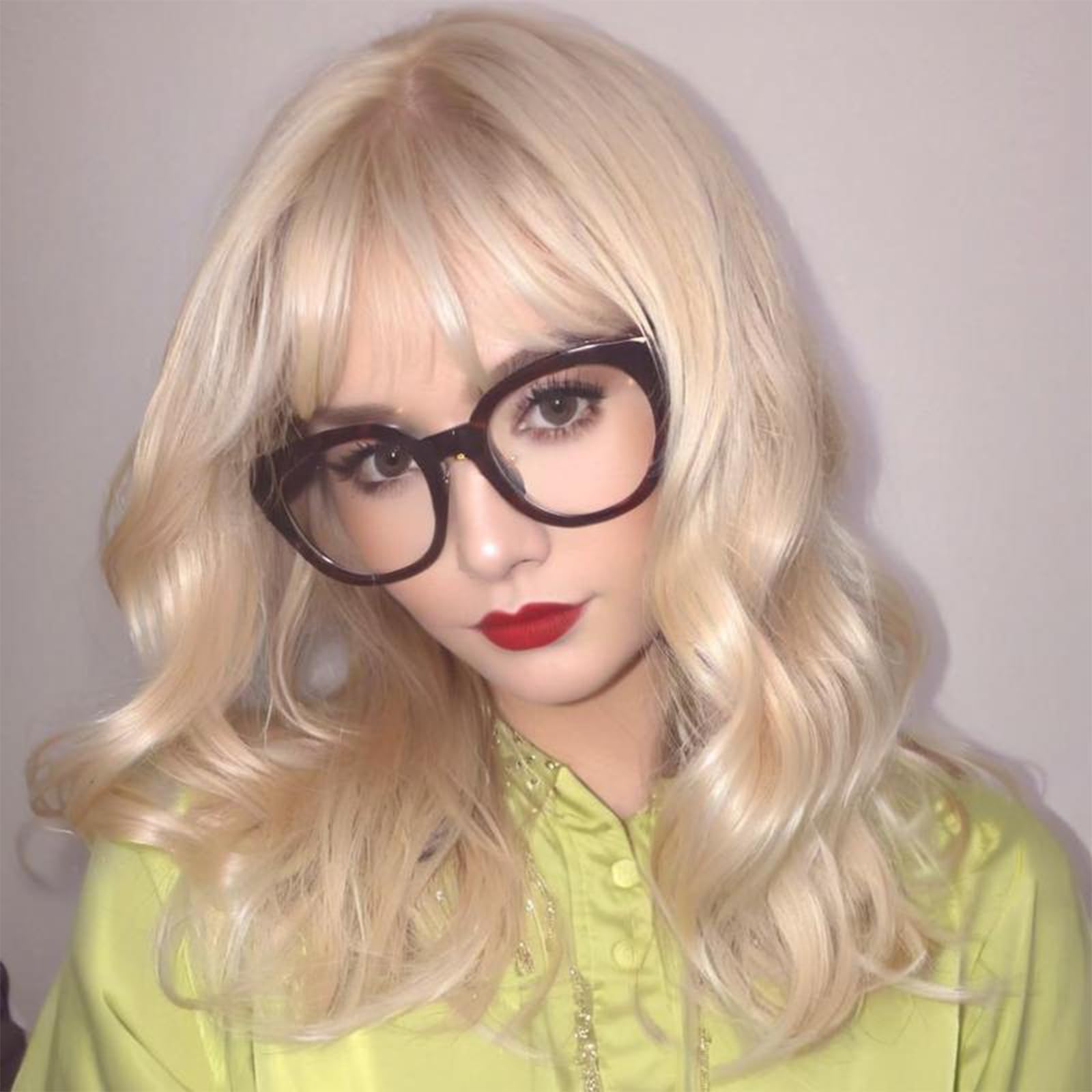 FOSDICK Blonde Wigs for Women Girls 45cm Short Blonde Wig - Image 3