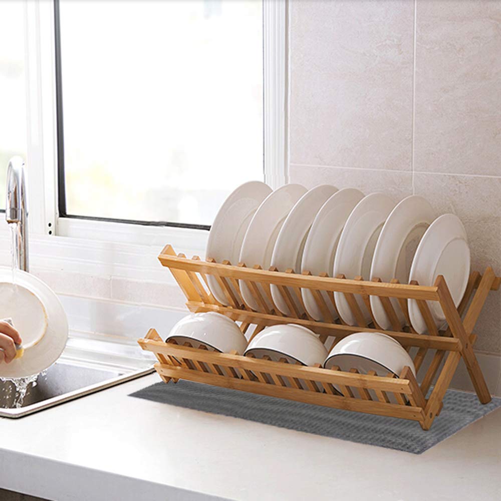 Tapete Para Secar Platos Para Enciera De Cocina, Paquete De 2 Unidades