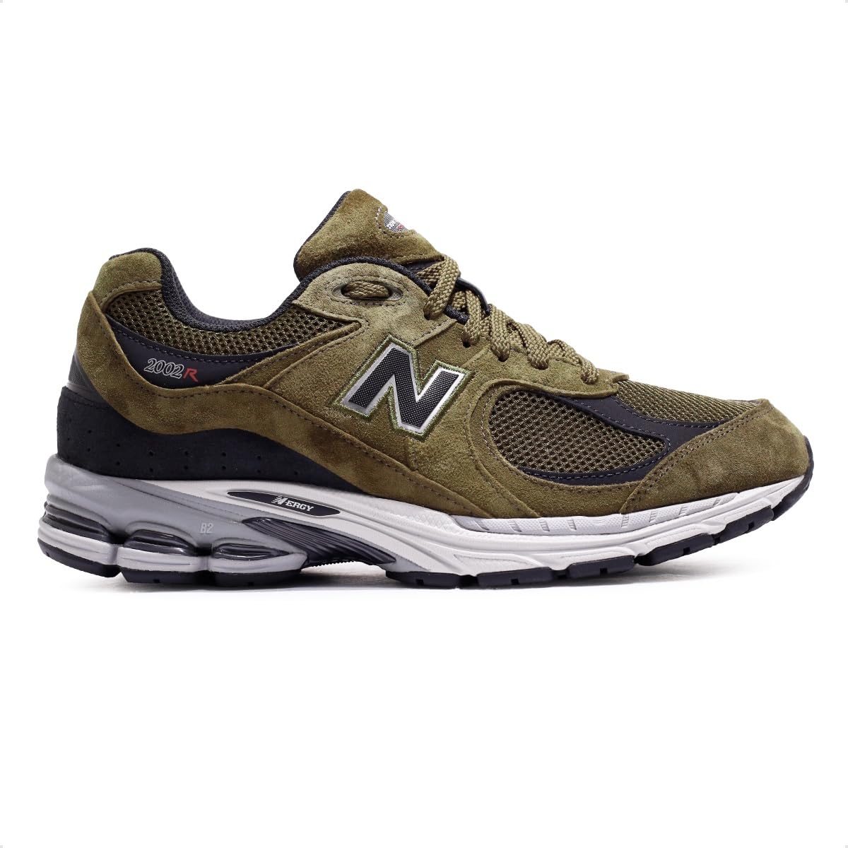 NEW BALANCE Mens 2002 Sneaker, Woodland, 6 UK