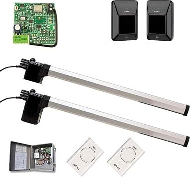 FAAC 412 Swing Gate Opener Kit for Bi Parting Gates 115V with 10x12 Enclosure
