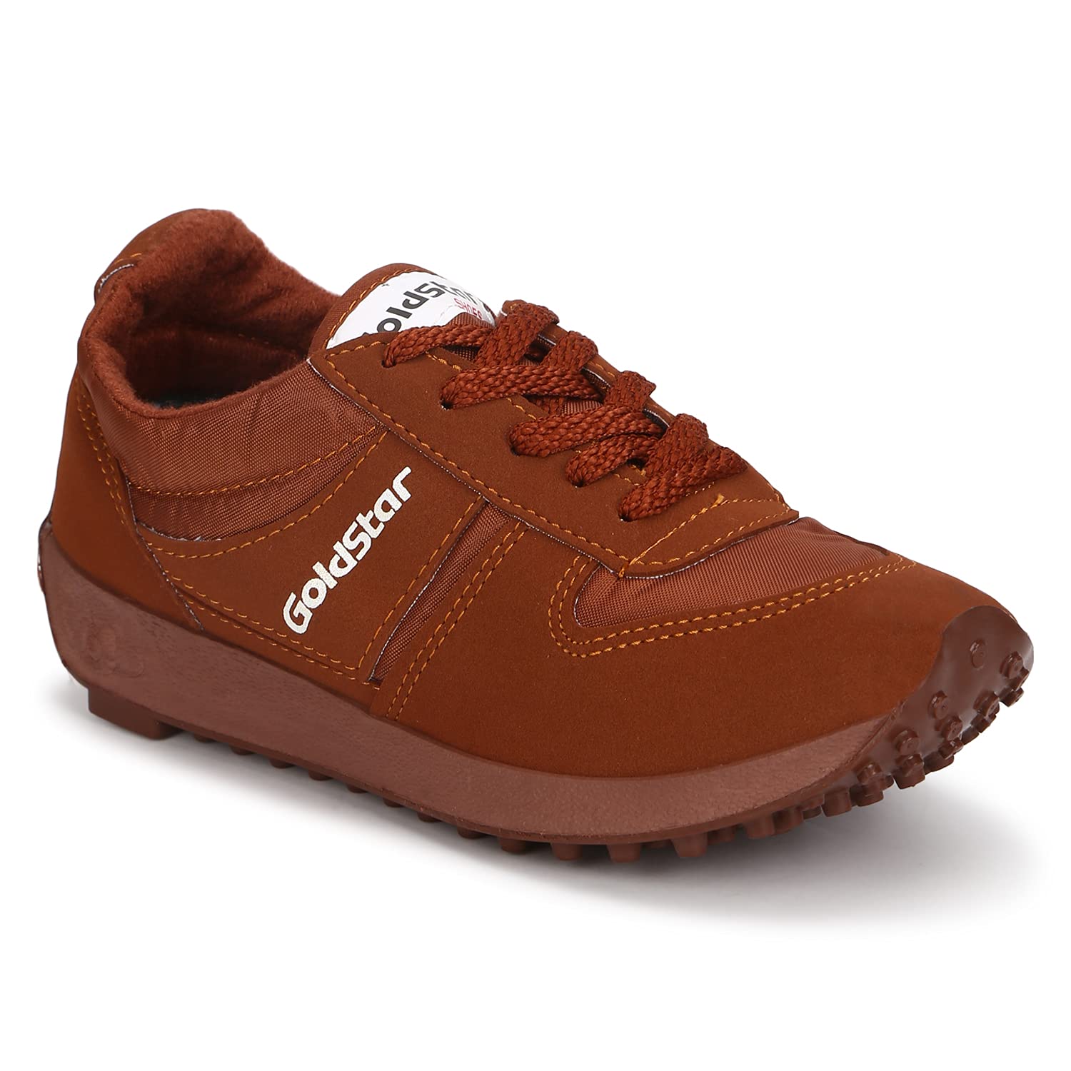 GOLDSTAR 102 Brown Latest Stylish Comfortable Casual Sneakers Lightweight Shoes for Running, Walking, Gym,Trekking, Hiking And Party Lace-Up Running Shoes For Men (B0CR1VP5QX) Amazon Price History, Amazon Price Tracker