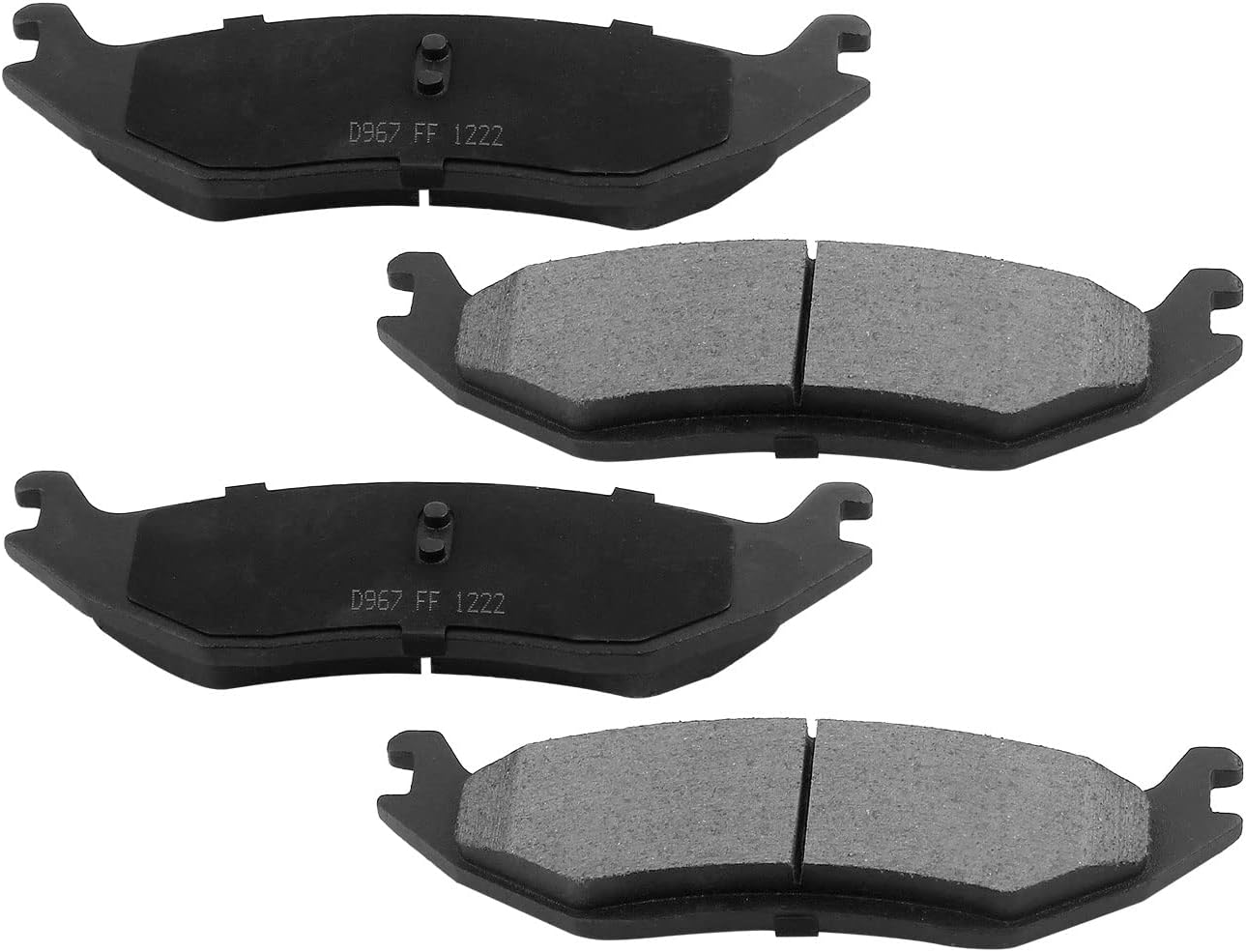 352mm Rear Brake Pads and Rotors Replacement for Chrysler Aspen, Dodge Durango Ram 1500 Ceramic Pads Brake Kit 120.67054 53006