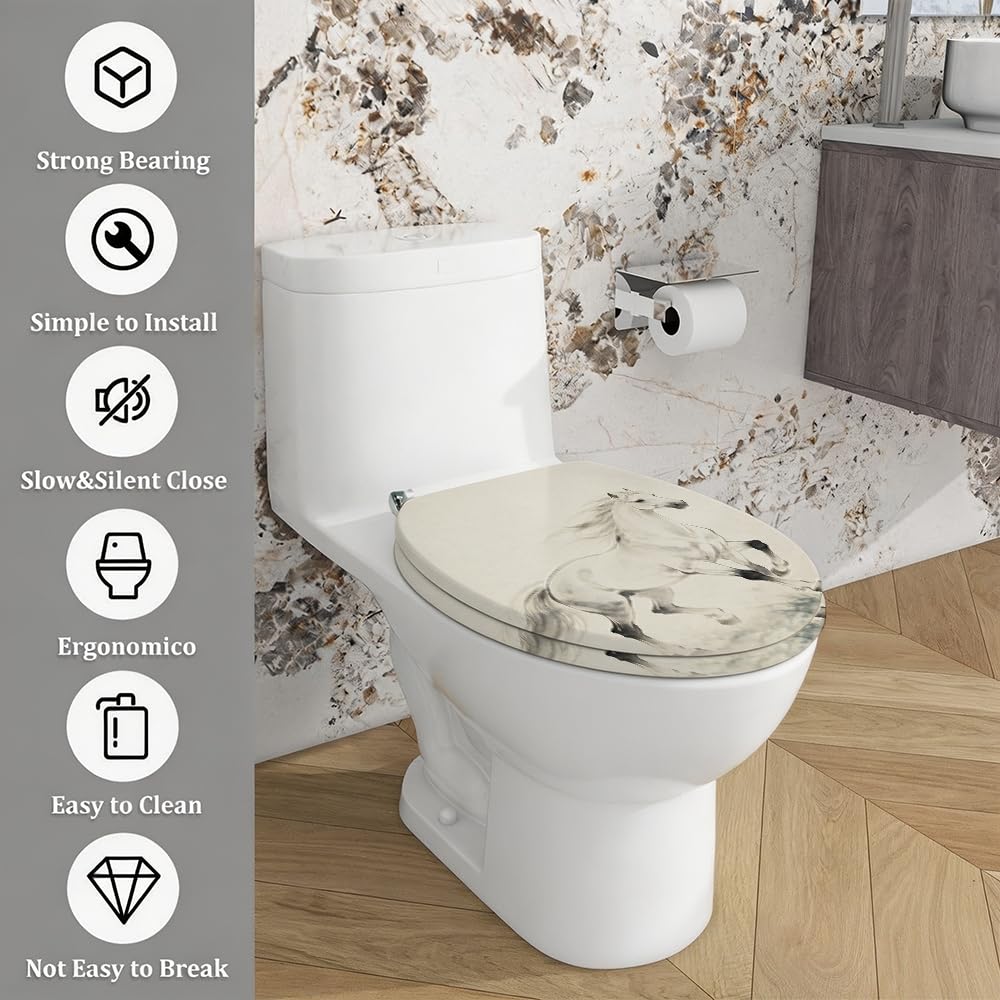 Sedile WC A15, adatto a bagni standard