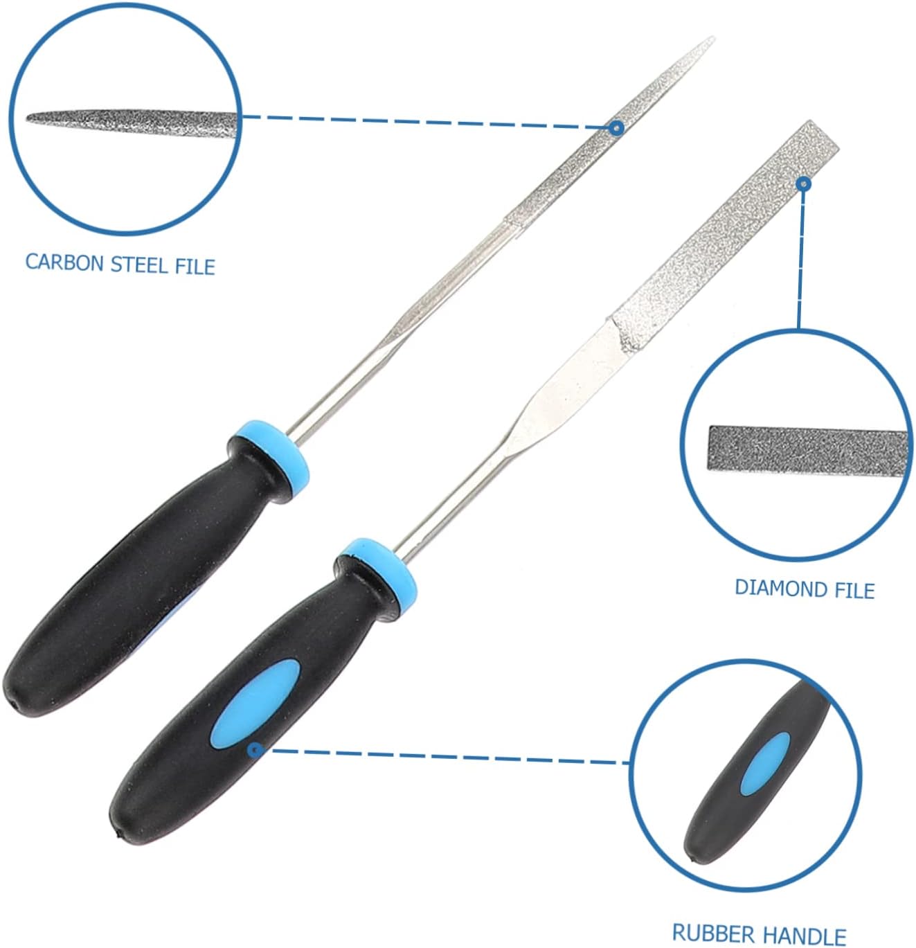 ARTIBETTER 2sets Steel Carving File Tool Kit Cleaning Brush for Woodworking Polishing Deburring File for Efficient Shaping and Engraving