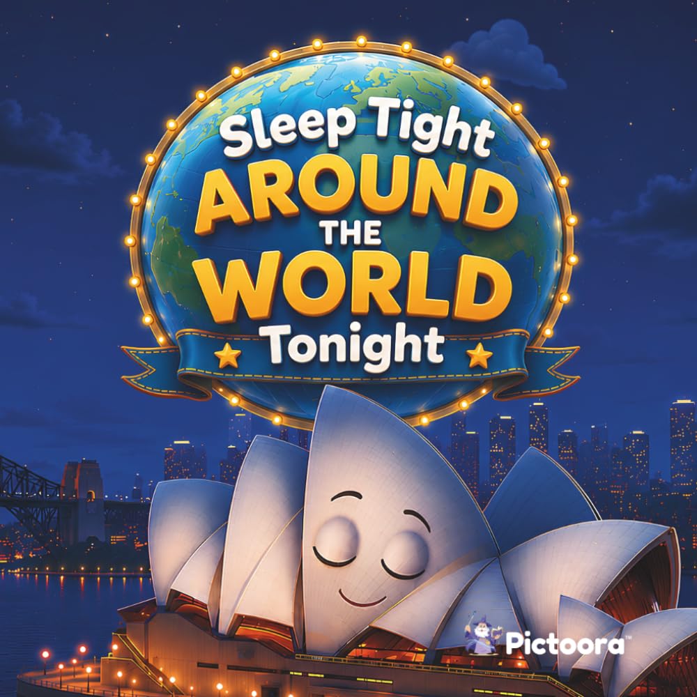 Sleep Tight Around The World Tonight: A Magical Bedtime Journey Through Famous Landmarks, Beautiful Countries, And Wonderful Places Around the World (Sleep Tight Tonight)