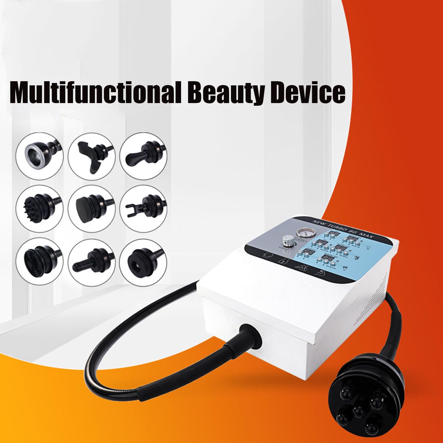 High Frequency G8 Max Elektryczny Full Body Shaper, Elektryczny Wibrujący Masażer Wyszczuplający Do Ciała, 9 ​​W 1 Maszyna Do Pielęgnacji Ciała, Z 9 Głowicą Masażującą