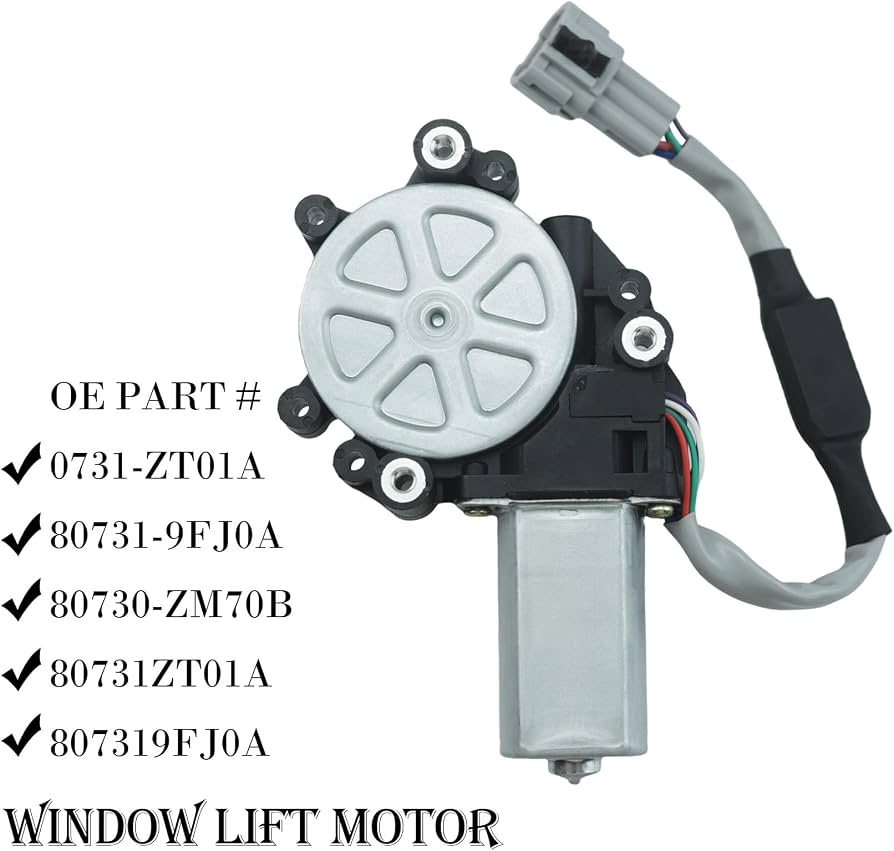 Power Window Motor - Front Left Driver Side Fits Nissan Armada, Titan, Infiniti QX56 (2004-2019)