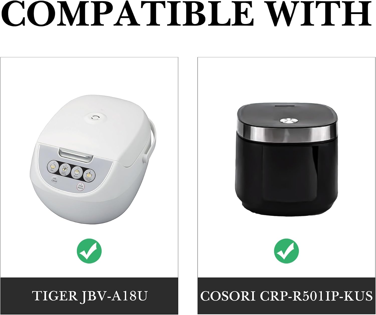 Linkidea Rice Cooker Inner Pot Replacement, Aluminum Alloy Pressure Cooker Pot, Dishwasher Safe Replacement Inner Compatible with Tiger JBV-A18U-W, COSORI CRP-R501IP-KUS