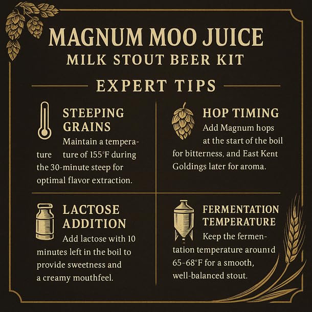 Label Peelers Magnum Moo Juice Milk Stout Beer Kit