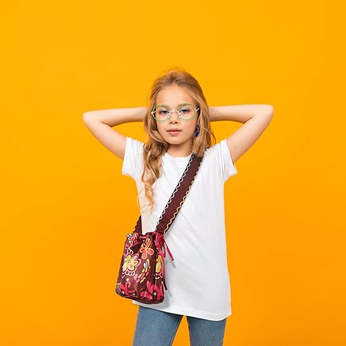 Miniatura 7 de Lentes verdes con aretes de clip azules redondos de metal sin lente accesorios de disfraz para niños