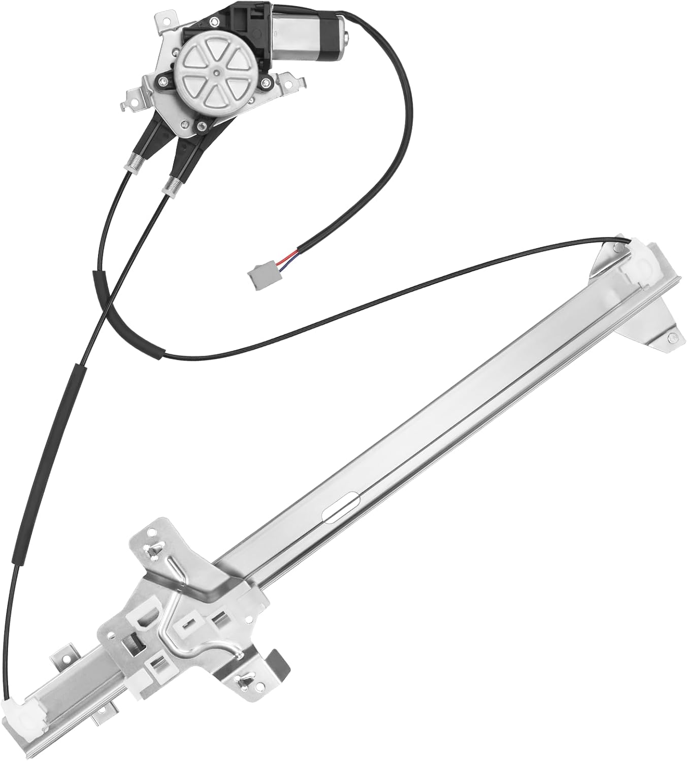 Obaee 741-587 Front Right Passenger Side Power Window Regulator with Motor Compatible with Ford E-150 2003-2014/ E-250 Econoline 1992-2002/ E-350 E-450 E-550 Super Duty, Replace OE 1C2Z 1523200-AA