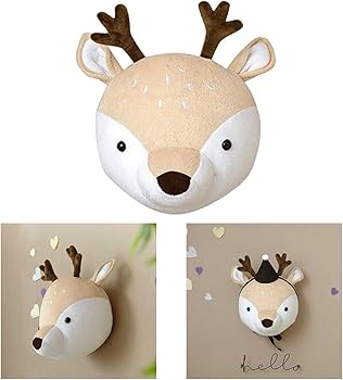 Amazon.co.jp: PEWETE 動物の頭のクマ/鹿の壁掛けマウント ぬいぐるみ Amazon.co.jp: PEWETE 動物の頭のクマ/鹿の壁掛けマウント ぬいぐるみ