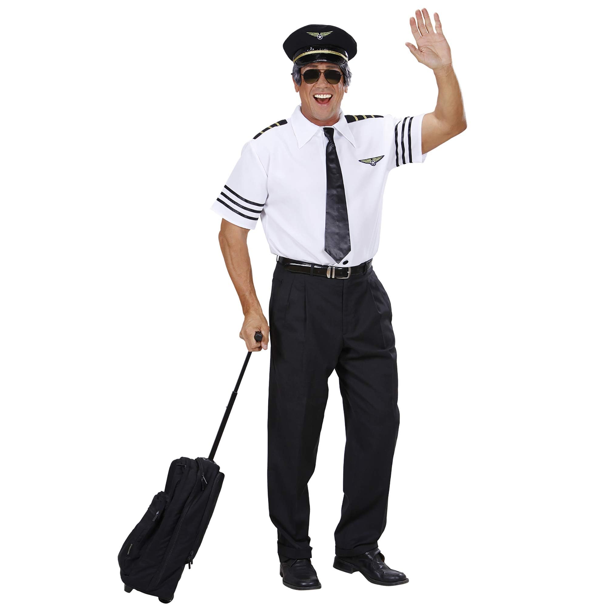 Pilot Costume Small for Wartime Aviation Airline Fancy Dress
