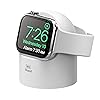 elago W2 Charger Stand Compatible with Apple Watch Series Ultra3/Ultra2/Ultra/11/10/9/8/7/6/5/4/3/2/1/SE3/SE2/SE1 (49mm, 46mm, 45mm, 44mm, 42mm, 41mm, 40mm, 38mm)