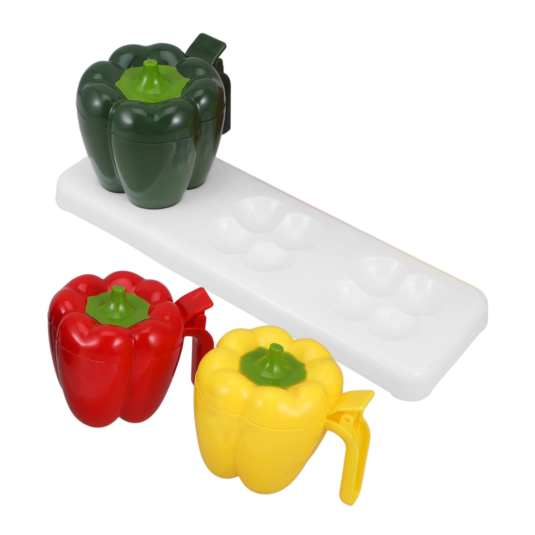 Cabilock 3 Sätze Gewürzbox Squeeze-flasche Für Sauce Flasche Sojasauce Geteilter Gewürzbehälter Mini-gewürzflaschen Gewürzbehälter Für Die Küche Gewürzgläser Zuckerhalter Mit Deckel Abs