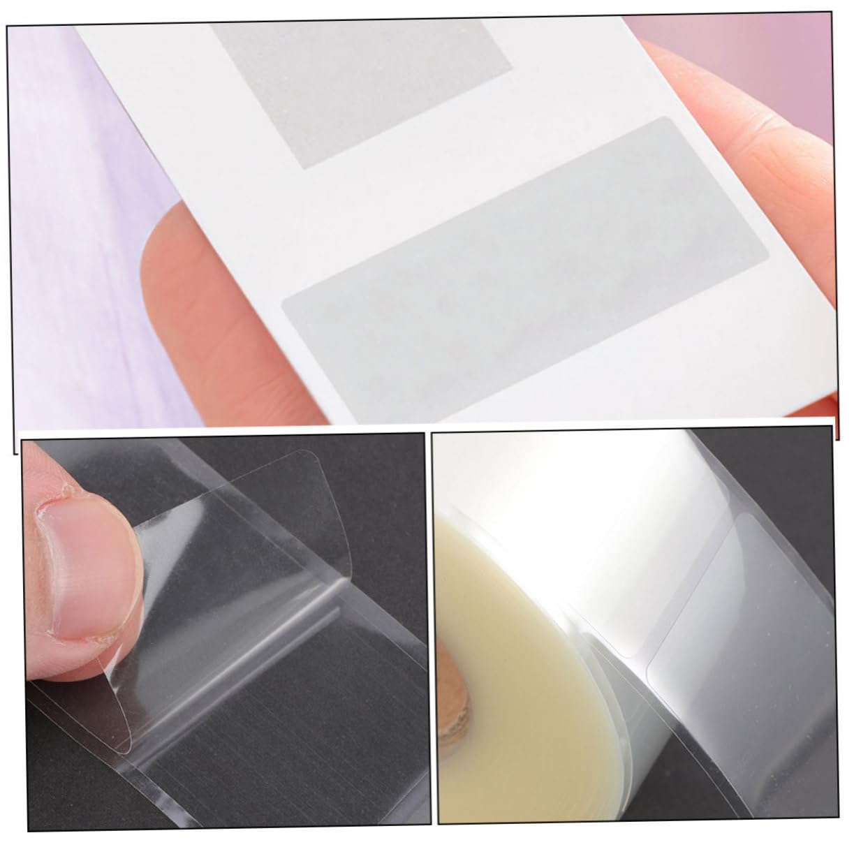 Wasserfeste Etikettenschutzhüllen, 3 Rollen Pvc Selbstklebend