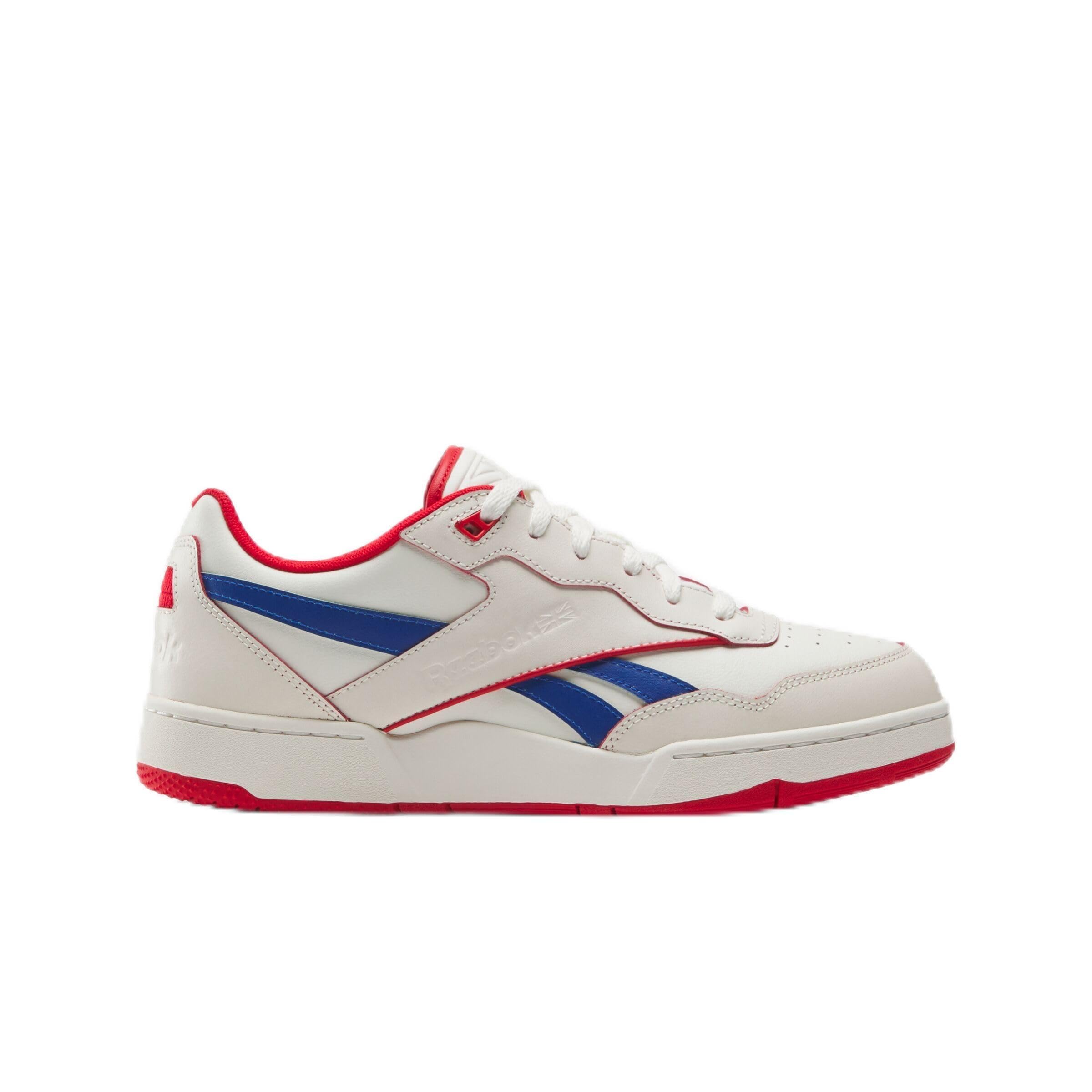 Reebok Unisex Adult BB 4000 II Chalk/VECBLU/VECRED 4.5