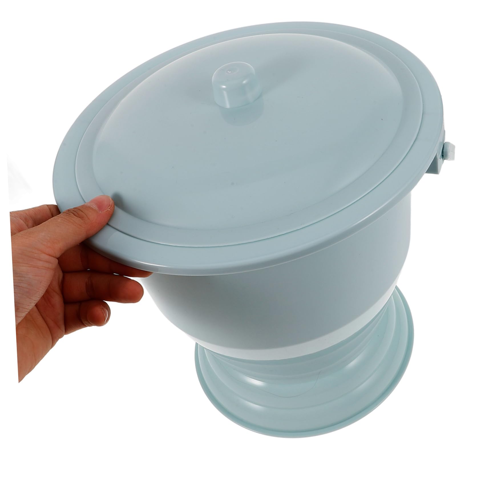 NOLITOY Urine Pot for Camping Plastic Spittoon Lid Easy to Carry Portable Chamber Pot for Home Use
