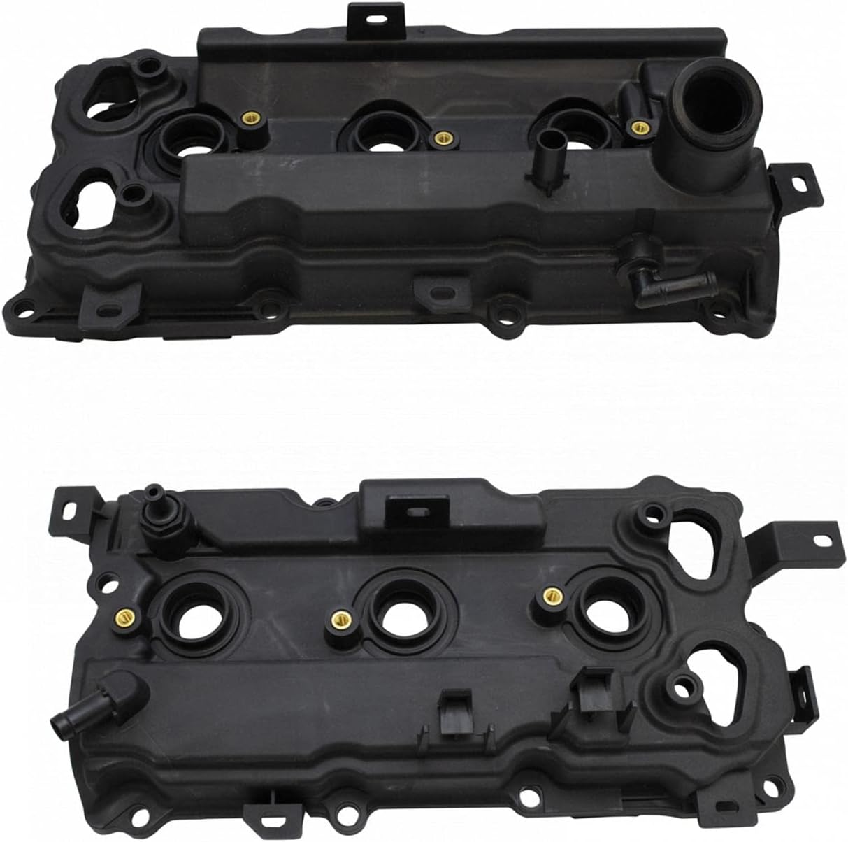 Engine Valve Cover with Gasket Left Driver Right Passenger Sides Set Compatible with 2007-2018 Infiniti Nissan