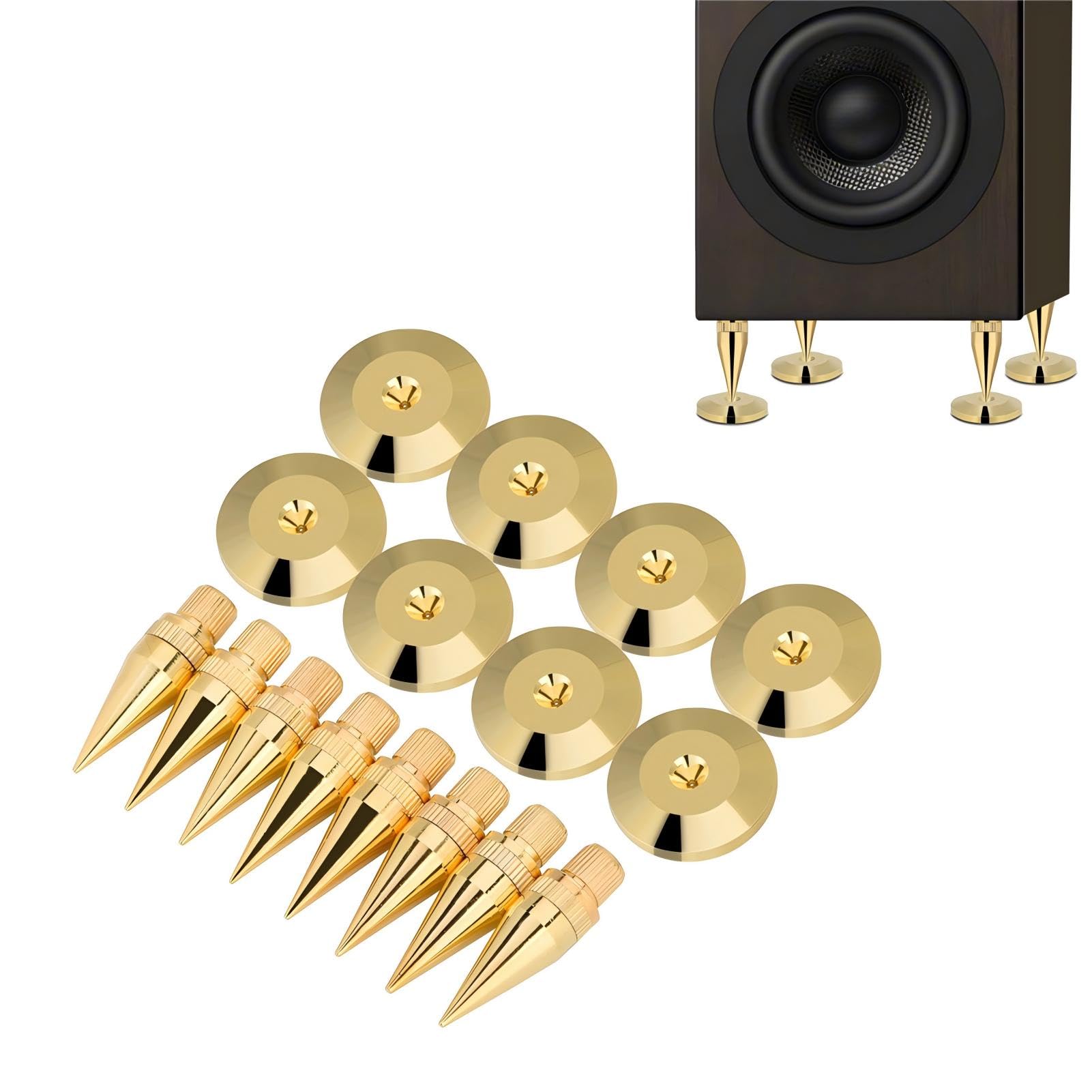 8 Pairs 6 X 36MM Copper Speaker Spike Isolation Stand Base Pad Feet Mat L E Copper Has Higher Impacspeakers Spike For Large Speakers Hi-fi Speaker Spike Base 8 Pcs Sp - View #8
