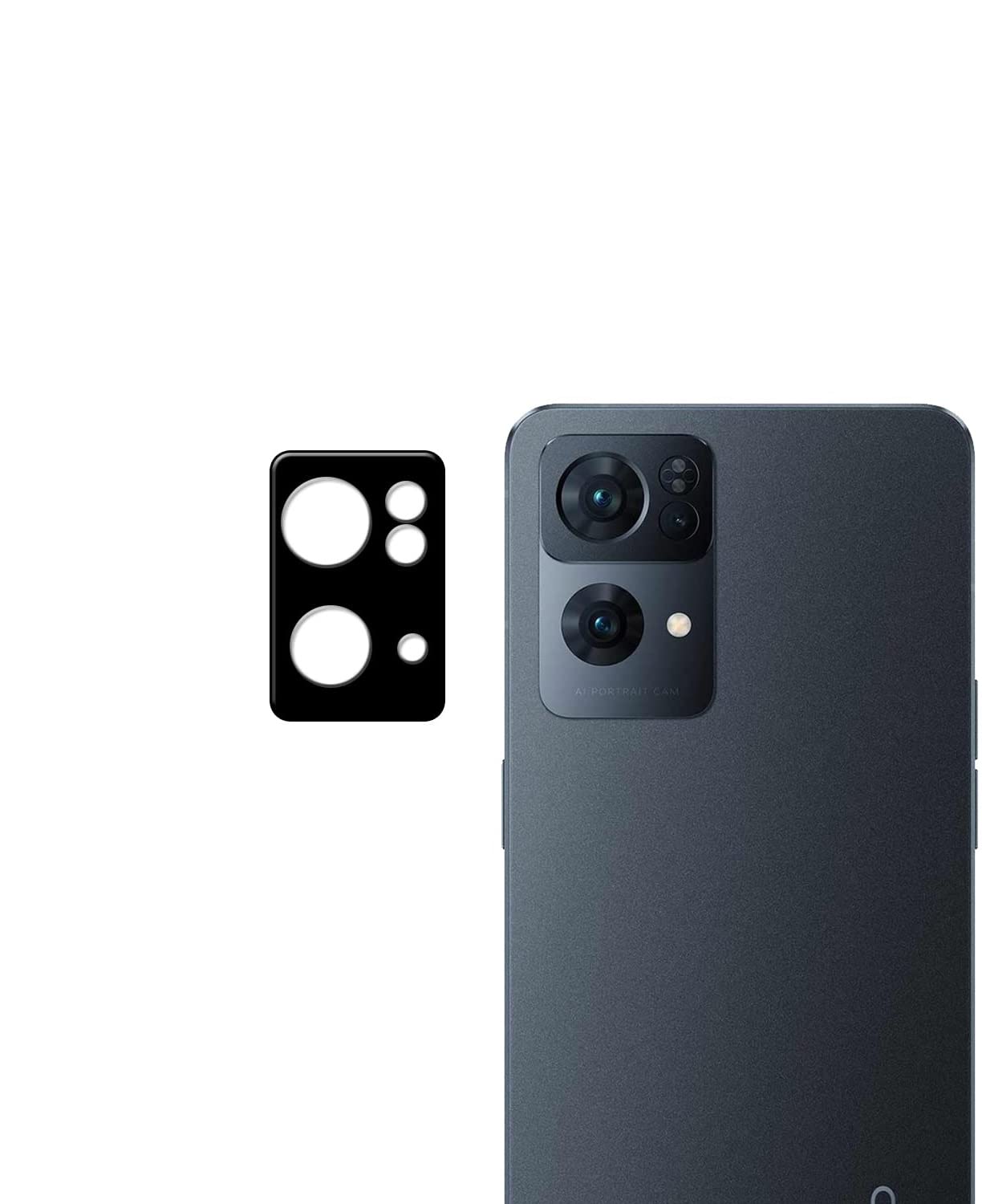 Voski Camera Glass Protector For Oppo Reno 7 Pro Camera Lens Protector Guard Full Coverage Anti Scratch Glass For Oppo Reno 7 Pro