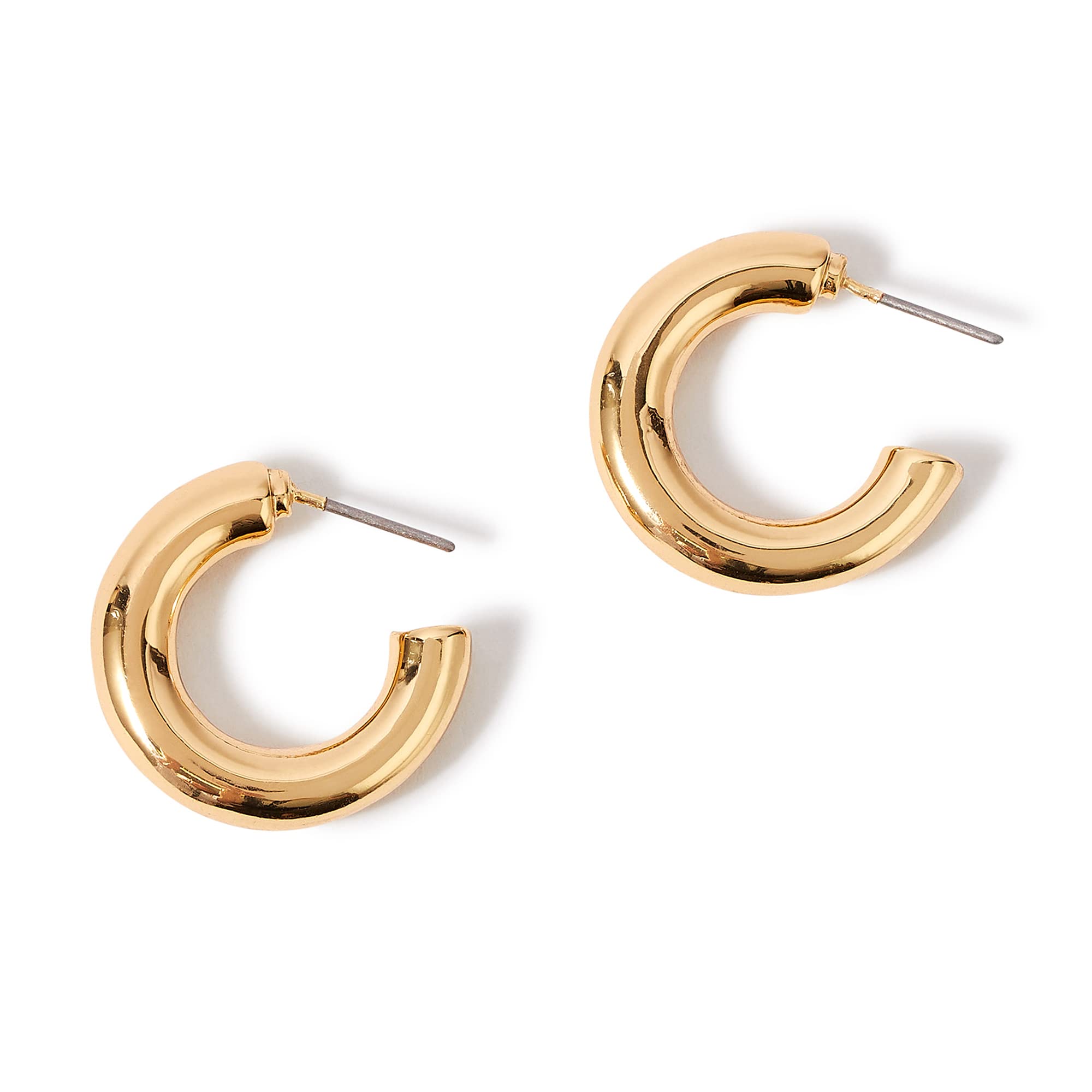 Accessorize London Women Western Gold Willow Thick Hoop Earrings I Women & Girls (B0B567S168) Amazon Price History, Amazon Price Tracker