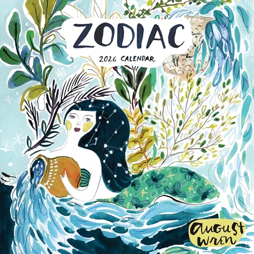 TF Publishing 2026 Zodiac Wall Calendar - Large Grids for