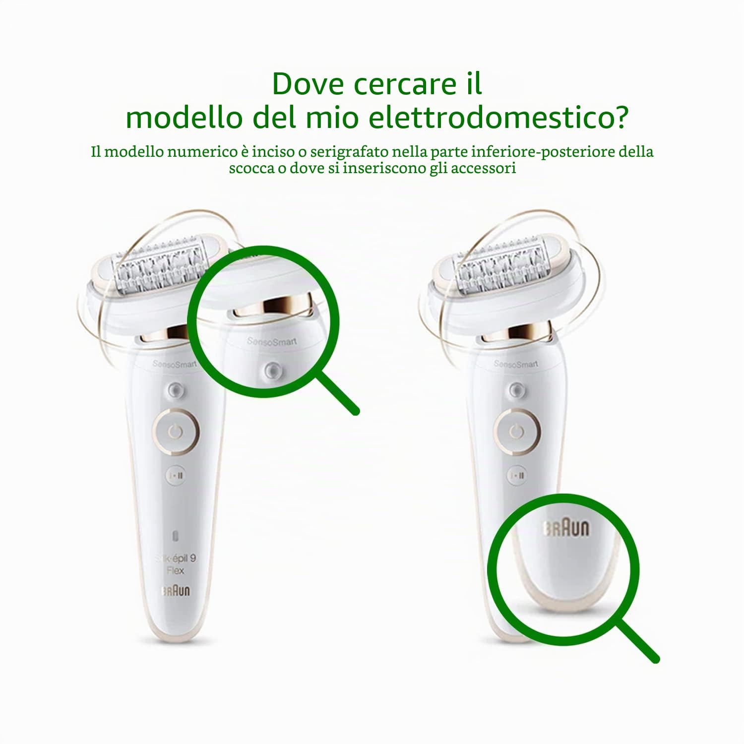 Electrotodo - 81719648, Testina depilatrice per Braun Silk Epil 9 Flex