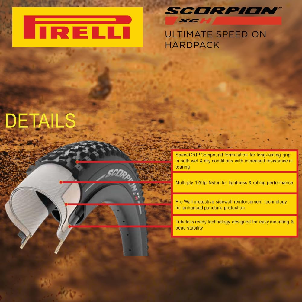 Pirelli Scorpion™ Sport XC H Tubeless 29´´ X 2.2 MTB Tyre 29´´ x 2.2