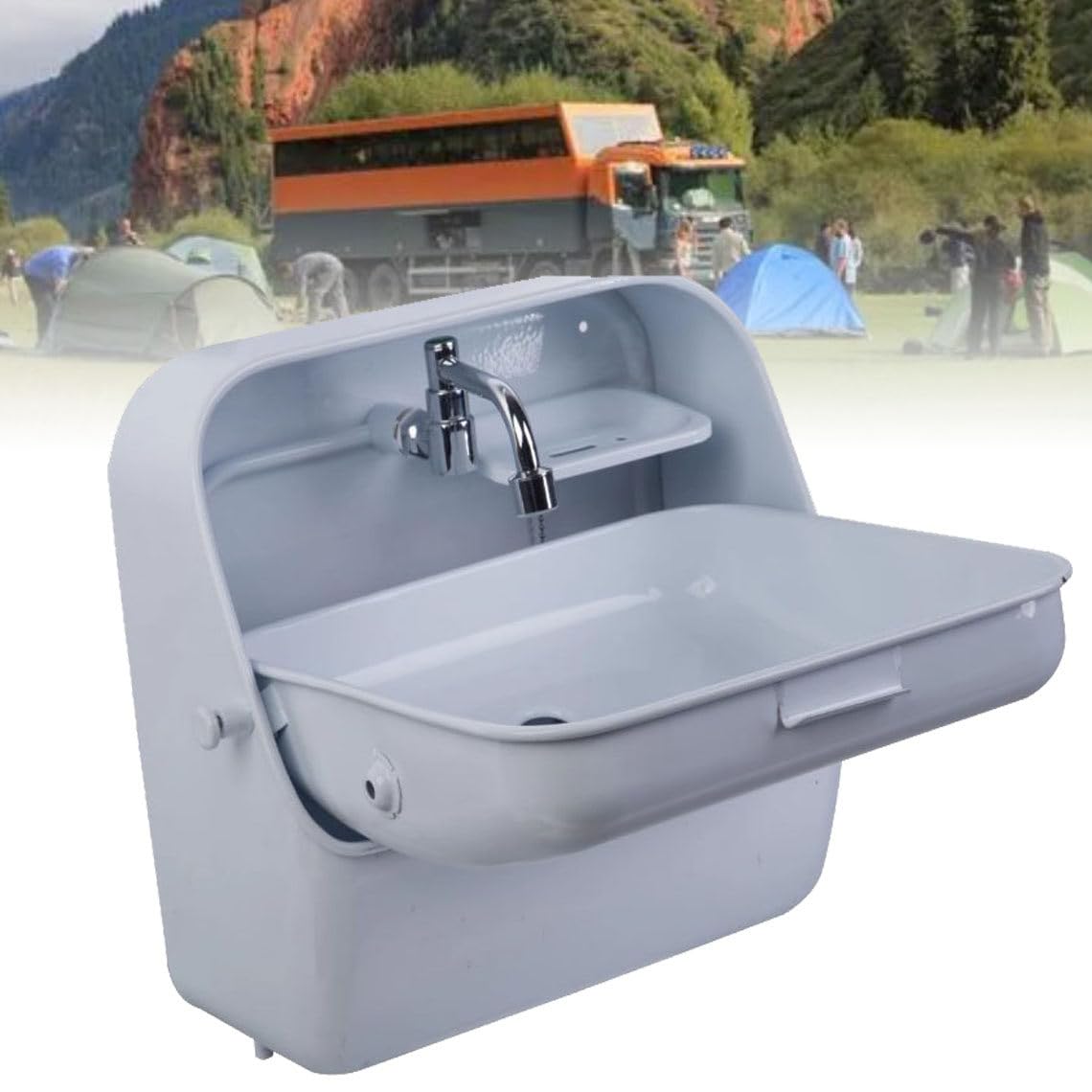 Évier de camping-car peu encombrant pour optimiser les petits espaces