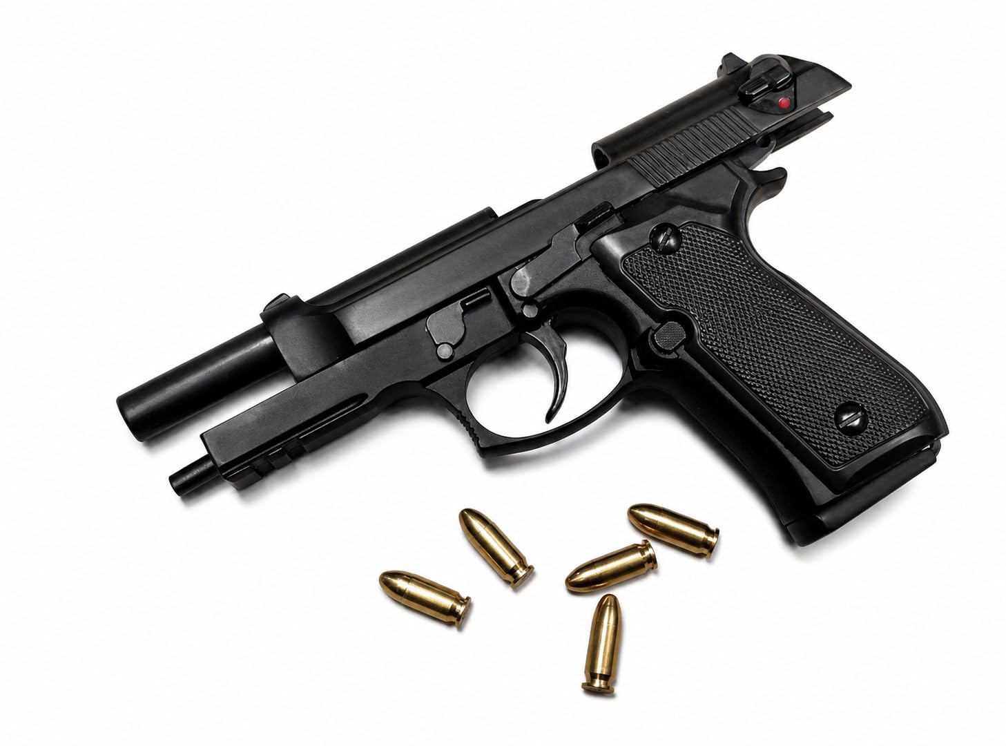 Modell Pistole Maßstab 1:2.05 als B-M92 G-17 M19, mit Magazin, ab 10 Jahren (M92-Style)